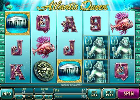 Atlantis queen play  Queen of Atlantis gives us a theme that has seen a lot of use in time, with more than a dozen slot machines that I know of using Atlantis in their title